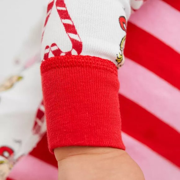 NWT Hanna Andersson Dr. Seuss Grinch Baby Zip Sleeper - Picture 3 of 7